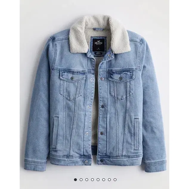 홀리스터 SHERPA-LINED DENIM TRUCKER JACKET